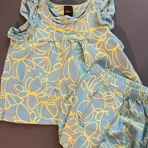 Girls TEA dress and bloomers